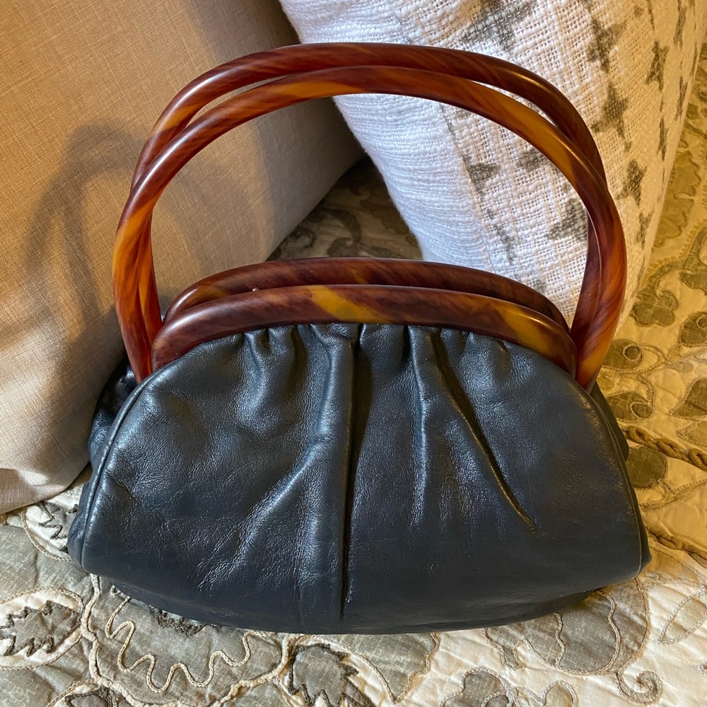 ETRA VINTAGE LEATHER HANDBAG